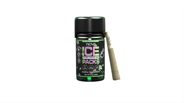 Purple Trainwreck Ice Pack 5Pk 2.5G Pre-Roll