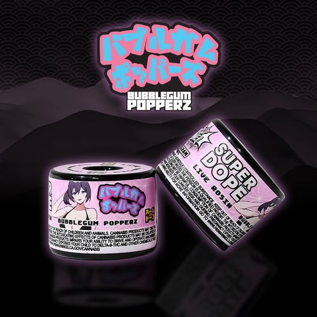Bubblegum Popperz - Live Rosin 1G - Bubblegum Popperz Live Rosin (H)