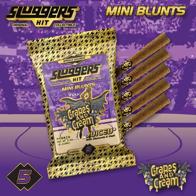 Grapes & Cream Mini Blunts 0.7g 5pk
