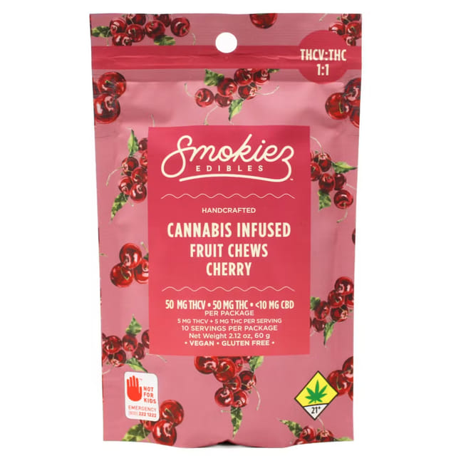 Sweet Cherry THCV Fruit Chews - Sweet Cherry THCV