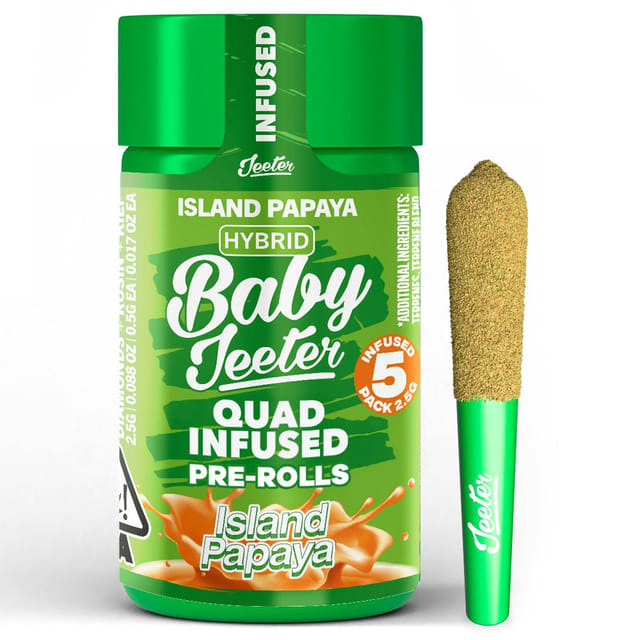 Island Papaya (H) Baby Infused 5pk *B2G1 EVERYDAY* - Island Papaya (H) 5pk