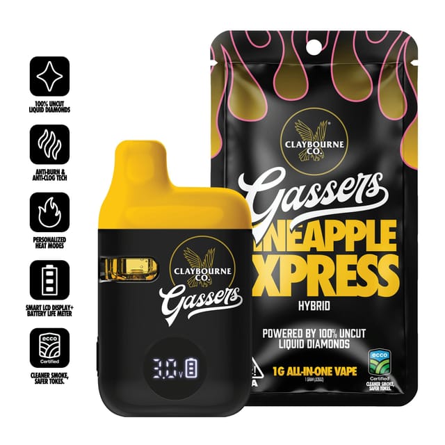 Gassers - Pineapple Express 1g Liquid Diamonds AIO Vape