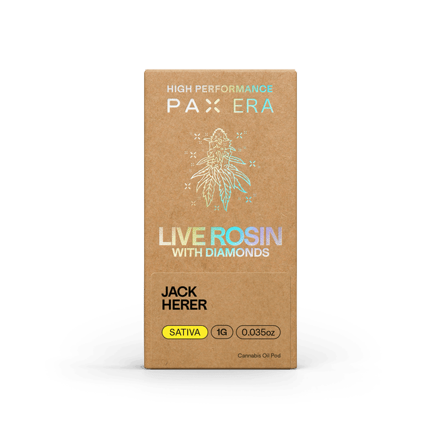Jack Herer Live Rosin w/Diamonds 1g Pod