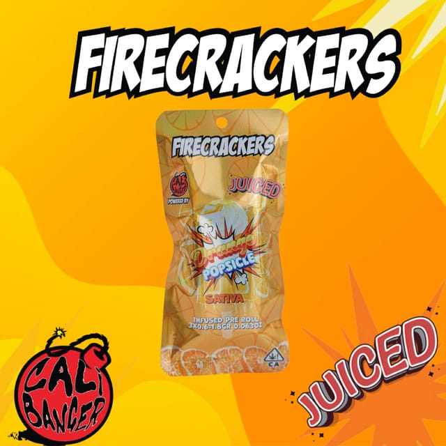 Orange Popsicle | 1.8g | .6g x 3 Juiced Infused Preroll Pack - SR - 222