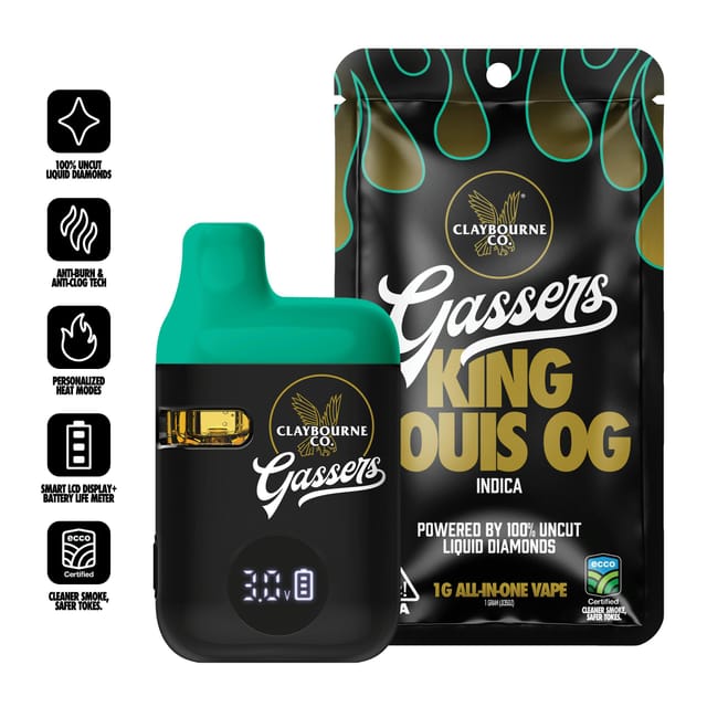 Gassers - King Louis OG 1g Liquid Diamonds AIO Vape