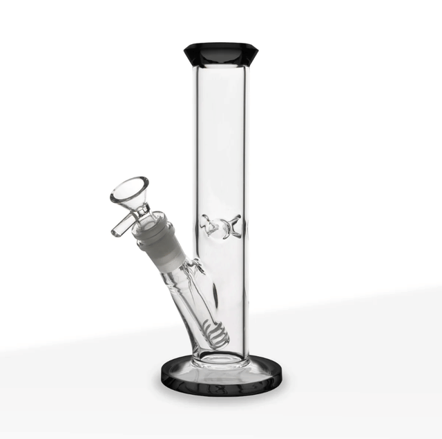 Water Pipe 4mm Color Trim Straight 9" - Glass - Various Colors