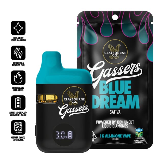 Blue Dream (1g) - Gassers All-In-One Liquid Diamonds Vape