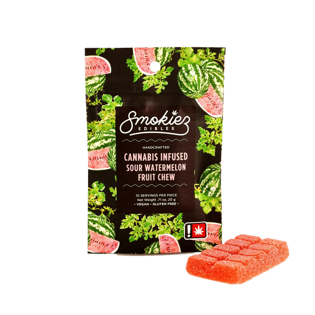 Sour Watermelon - Scored Single Fruit Chew - Single Fruit Chew