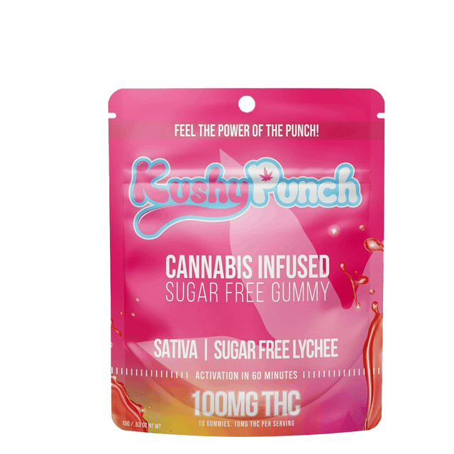 Sativa Sugar Free Lychee Gummy (100Mg) (1Pk)