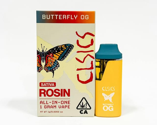 Butterfly OG - Live Rosin - Disposable - One Gram