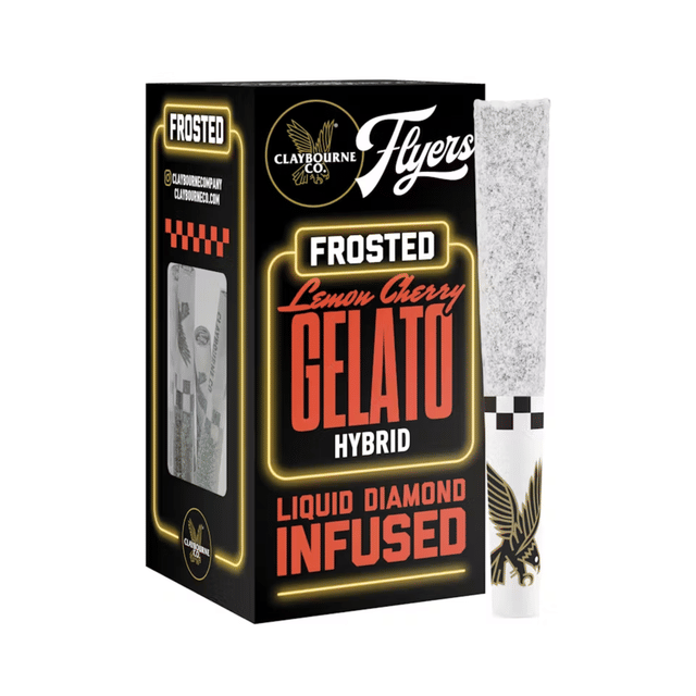 Flyers | Lemon Cherry Gelato | THCa Frosted Infused Pre-Rolls - 2.5g