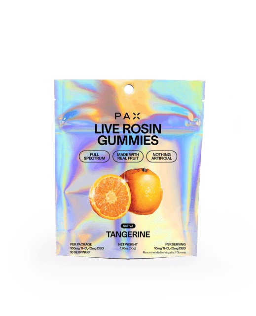 Tangerine | 100mg Live Rosin Gummies - SR - 181