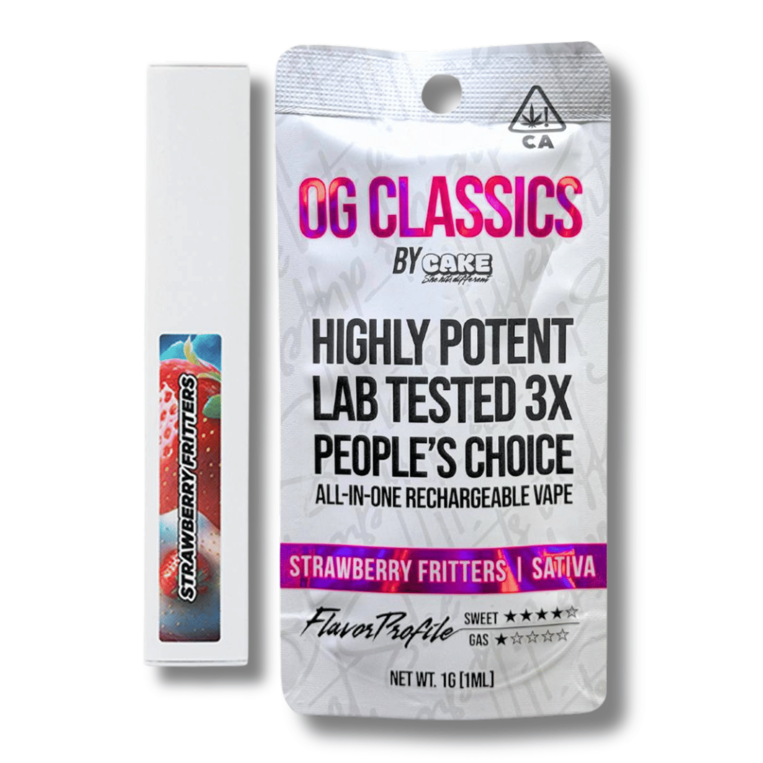 Cake CBD: Strawberry Fritters Classics