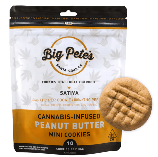 Peanut Butter Cookies Sativa (100mg)