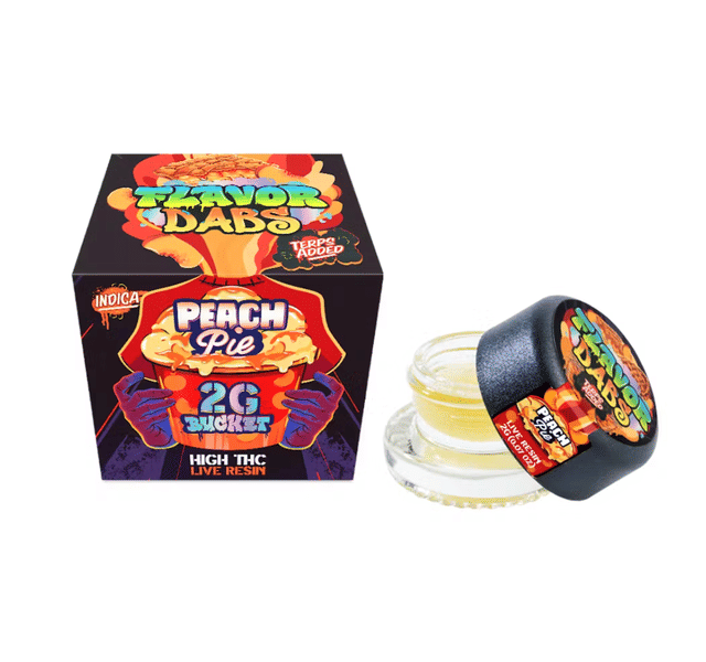 Peach Pie Dabs - 2g Live Resin - 2g Indica Live Resin