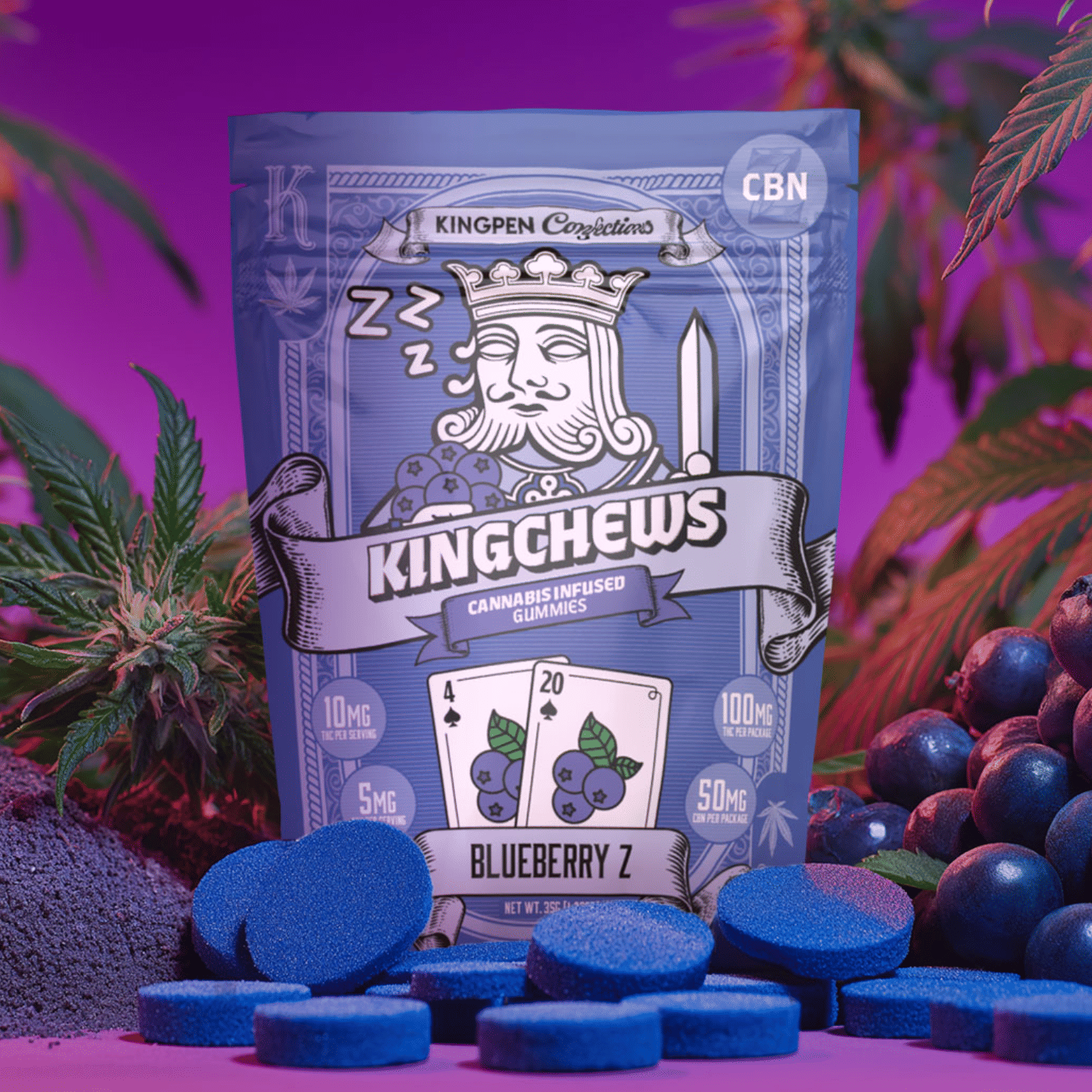 Kingpen: Blueberry Zzz Kingchew