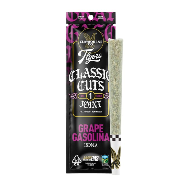 Grape Gasolina 1g Classic Cut Flyer Pre-roll
