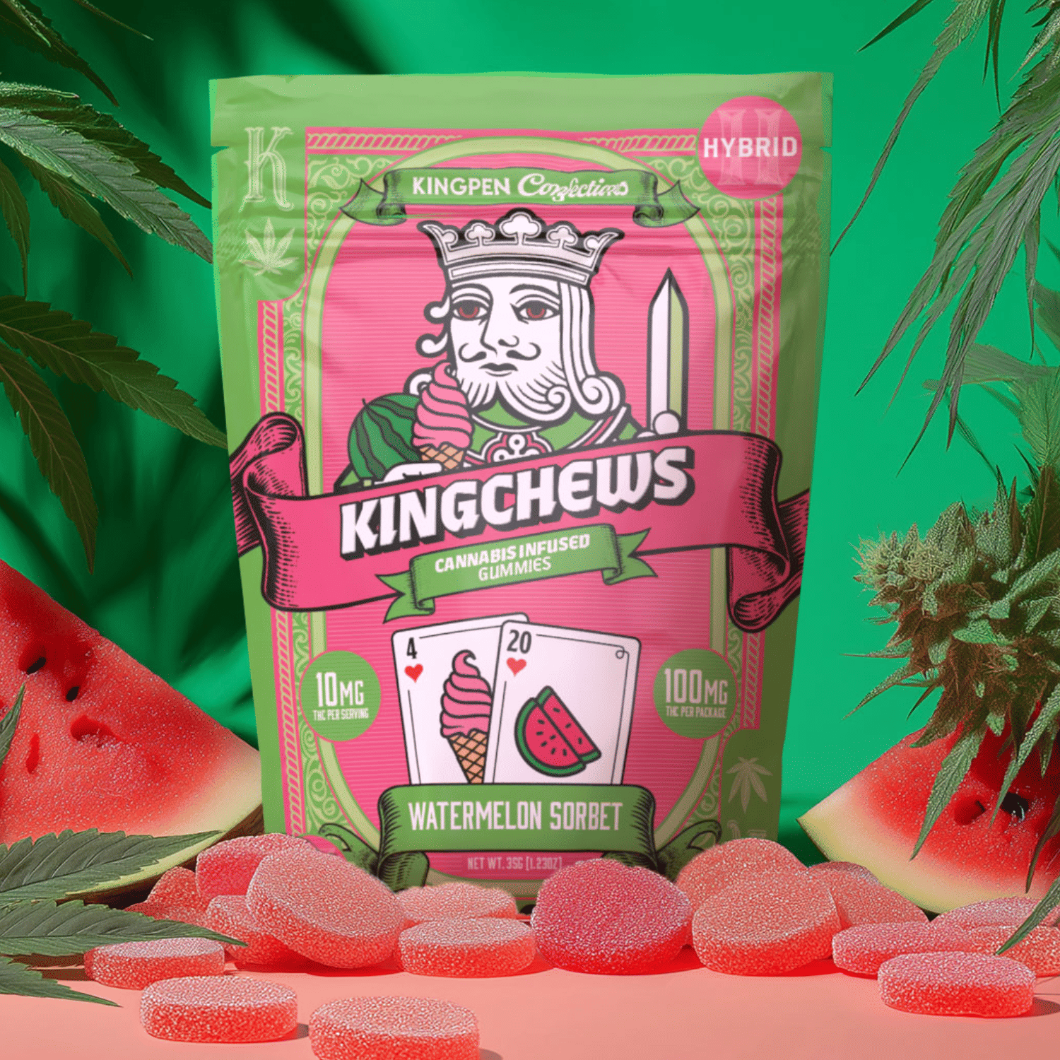 Kingpen: Watermelon Sorbet Kingchew
