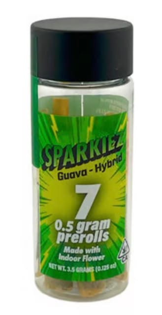 Sparkiez - 3.5g Guava PreRoll 7PK - Hybrid - Sparkiez - 3.5g Guava PreRoll 7PK - Hybrid