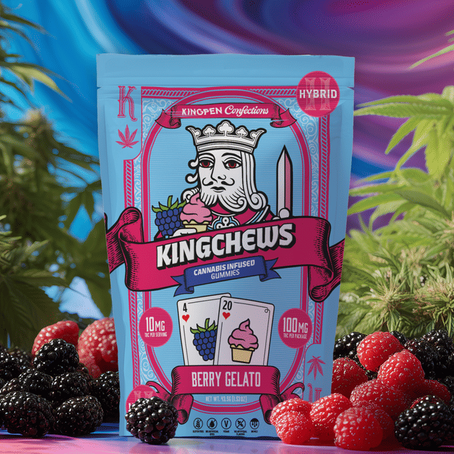 Berry Gelato Gummies 10pk 'KingChew'