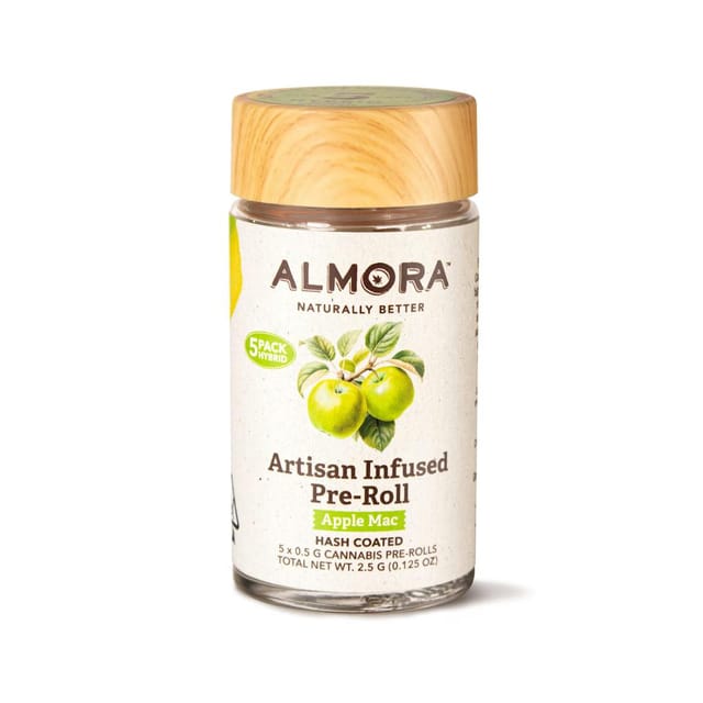 Apple Mac - .5g Artisan Infused Pre Rolls(5pk) - PR Pack - Hybrid