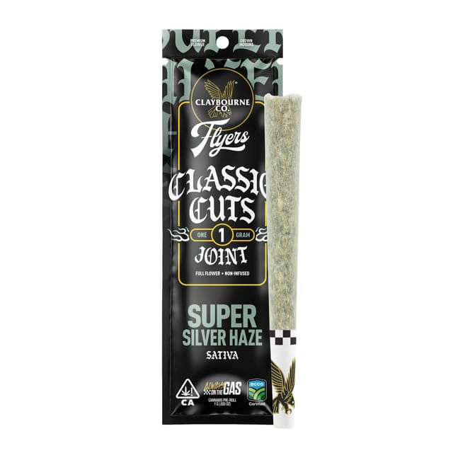 Super Silver Haze 1g Classic Cut Flyer Pre-roll