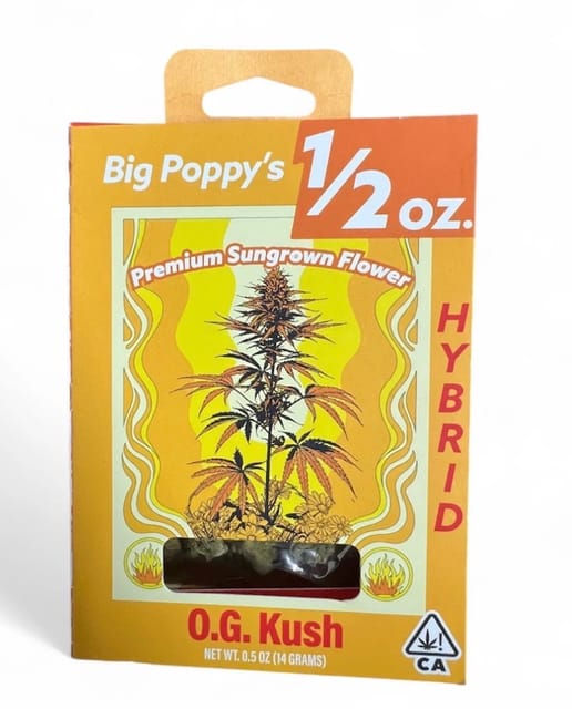 Big Poppy's - OG Kush- 14g - Big Poppy's - OG Kush- 14g