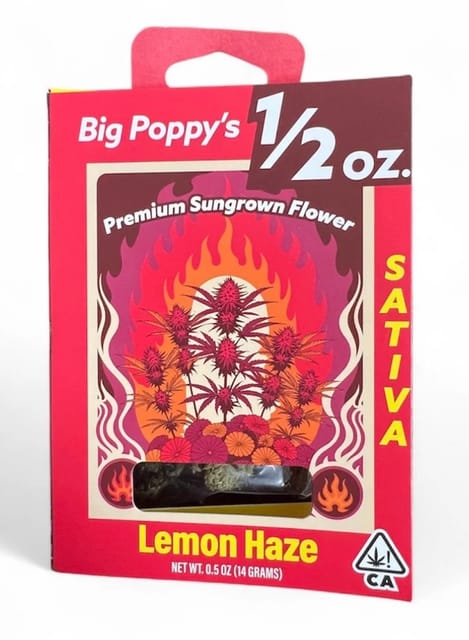 Big Poppy's - Lemon Haze - 14g - Big Poppy's - Lemon Haze - 14g