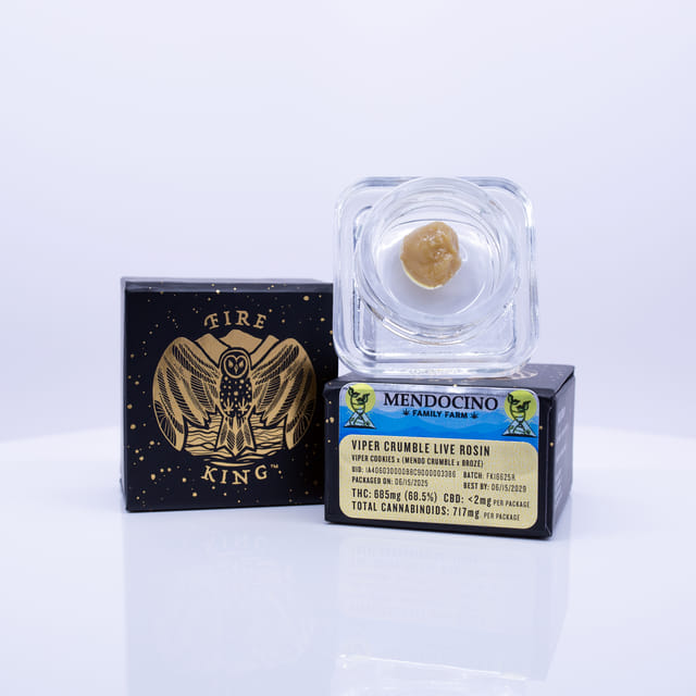 Viper Crumble - 1g Live Rosin - 1g Rosin - Hybrid
