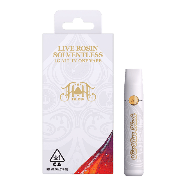 Heavy Hitters: Paradise Rose Live Rosin AIO Disposable - 1g (By Huckleberry Hill Farms)