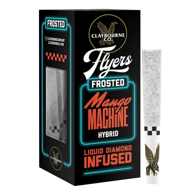 Mango Machine - Frosted Flyers - 5pk Infused Pre Rolls - Mango Machine 5pk (H)