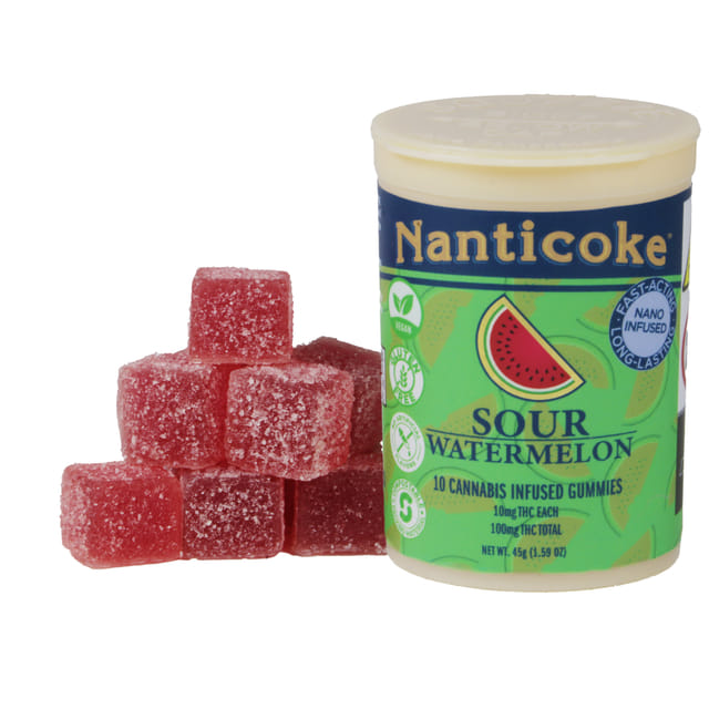 Sour Watermelon Gummies - 100mg - 0102