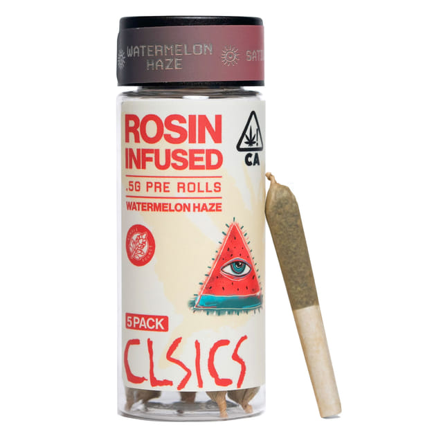 Watermelon Haze (S) Rosin Pre Roll 5 Pack - Watermelon Haze (S)