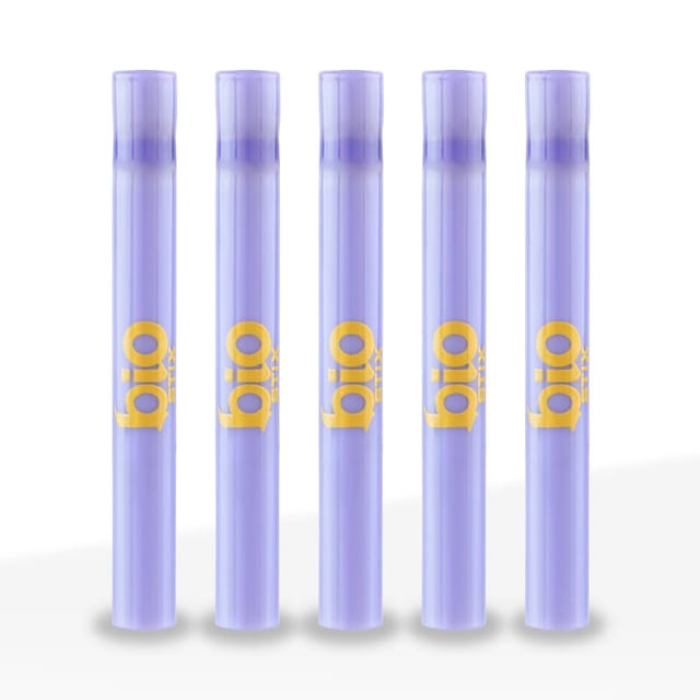 BIOSTIX Chillums Purple 4" - Glass - 50
