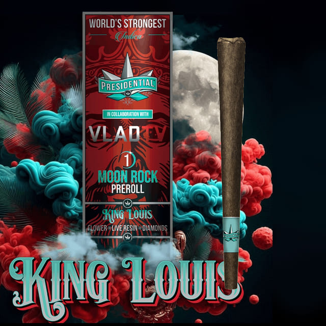 King Louis (I) 1.5g Moon Rock Blunt - King Louis (I) 1.5g Moon Rock Blunt