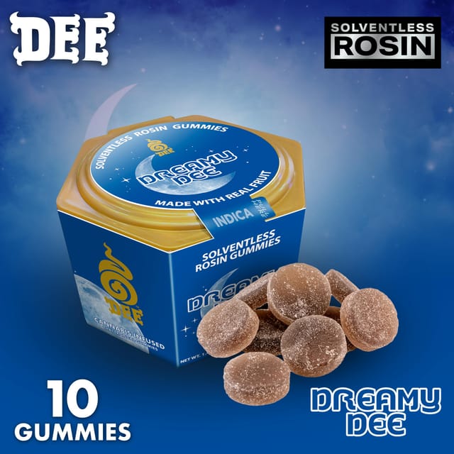 Dee Thai: Dreamy Dee CBN Sleep Gummies - 100mg THC 50mg CBN