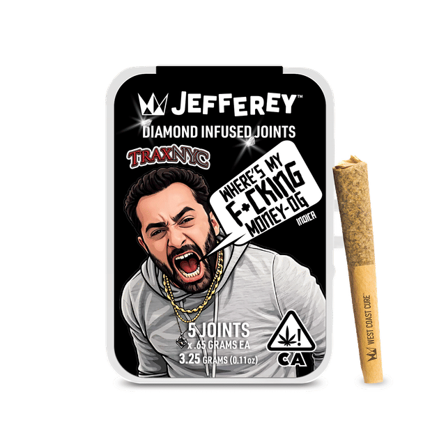 Where's My F*cking Money OG | Jefferey Infused Joint .65g x 5 Pack