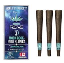 Presidential Moon Rock Mini Blunts Infused 3pk - Waui