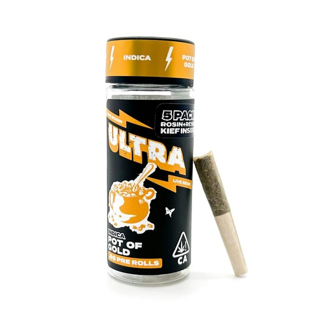 Pot of Gold - 5pk .5g Rosin/Resin Infused Pre Rolls