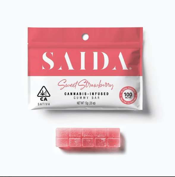 Sweet Strawberry Gummy Bar