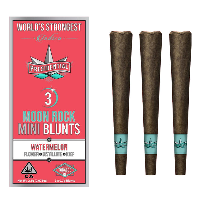 Watermelon (I) Mini Moon Rock Blunts - 3pk - Watermelon 3pk (I)