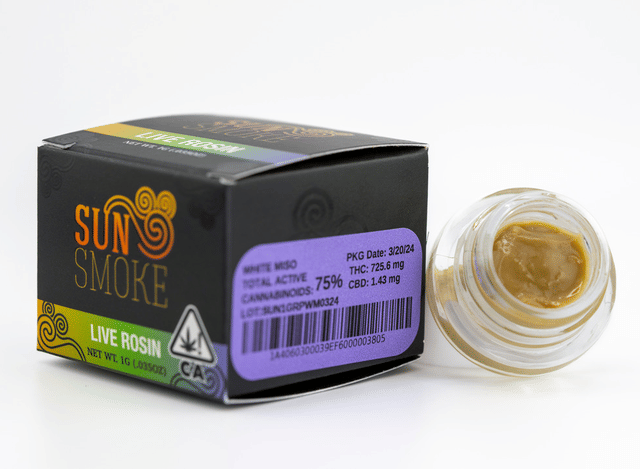 SunSmoke 1g Live Rosin - Gelato 41 (H)