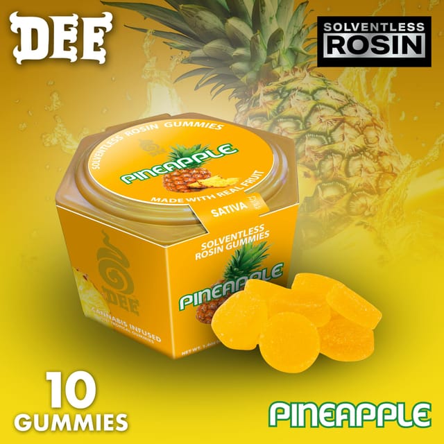 Pineapple Energy 2:1 THC:THCv Gummies 100mg - Pineapple 2:1 THCv Gummies