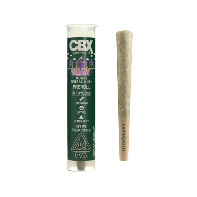 Mount Zereal (H) Kush Pre Roll - .75g