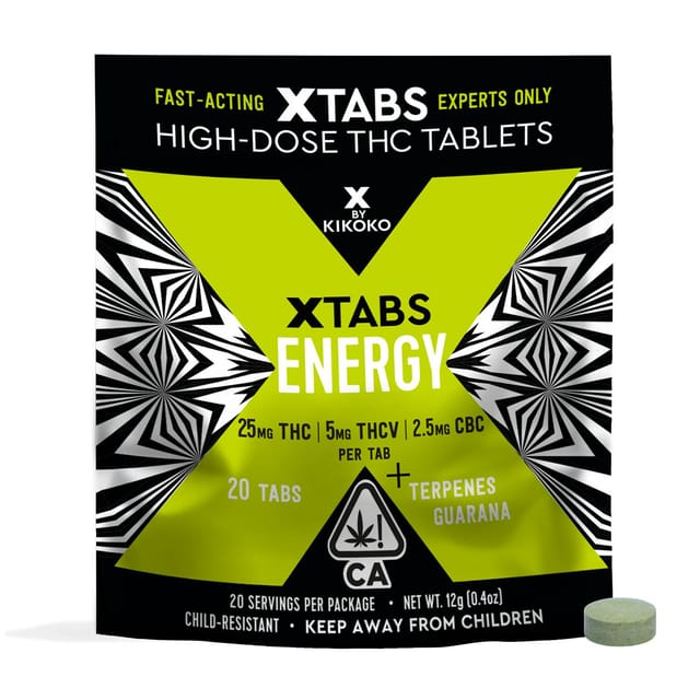 Energy | 10:2:1 THC:THCV:CBC | 500mg Tablets - SR - 3