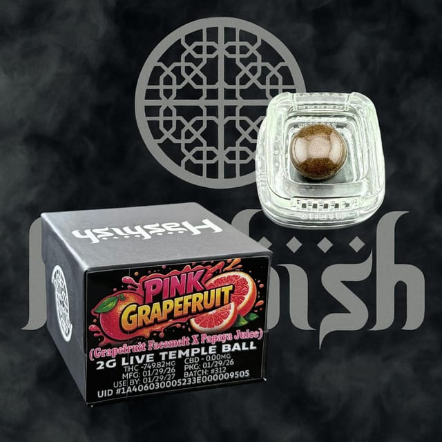 Pink GrapeFruit | 2g Temple Ball Black Box