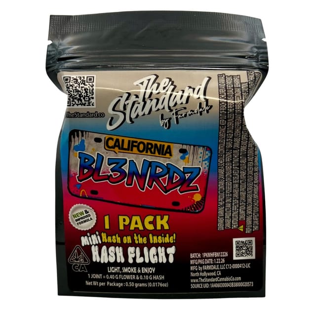 BL3 NRDZ .5G MINI HASH FLIGHT