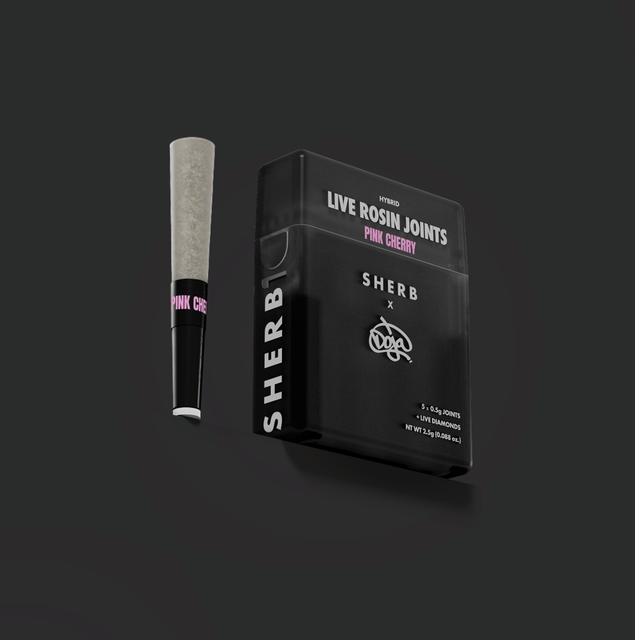 Pink Cherry Infused Live Rosin 5 Pack Pre-Roll