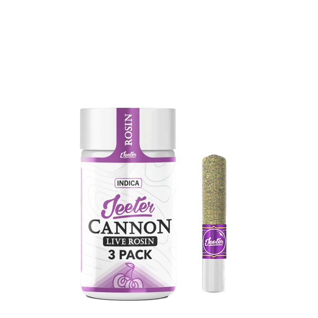 Grape Live Rosin Infused Baby Cannon Pre-Rolls (3Pk)(1.5G) - (3Pk)(1.5G)
