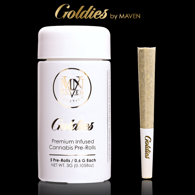 BluZangria Goldies - .6g Infused Prerolls (5pk) - Infused PR Pack - Sativa Dom